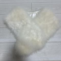 着物用 フェザーショール ホワイトのサムネイル