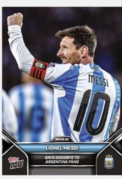 Lionel Messi - 2024-25 Topps NOW - メルカリ