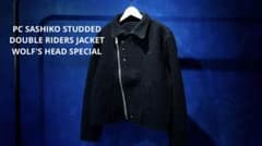 専用SASHIKO STUDDED DOUBLE RIDERS JACKETのサムネイル