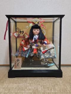 ハンドメイド真多呂木目込み人形】 五月人形『 兜曳き②』 端午の節句