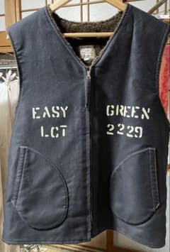 リアルマッコイズ デッキ ベスト アルパカ ベスト 42 NAVY 新品未使用 リアルマッコイズ デッキ ベスト アルパカ ベスト 42 NAVY 新品