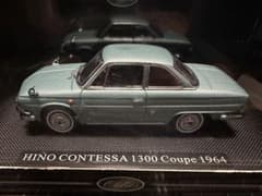 エブロ 日野 コンテッサ 1300 クーペ 1964 1/43 ミニカー ブルー