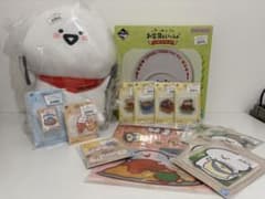 一番くじ　お文具といっしょ　A賞 ぬいぐるみ　B賞 まんぷくプレート おまけ多数のサムネイル