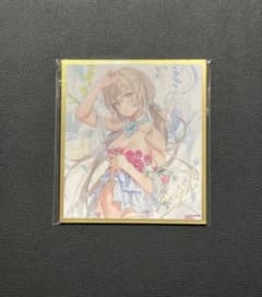ほうき星氏 モモコ First Bloom DX Ver 色紙　特典のサムネイル