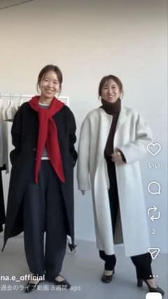 na.e Wool Alpaca Puff Coat_Blackのサムネイル