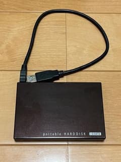 I-O DATA レグザ・アクオス録画対応ポータブルハードディスク 1.0TBのサムネイル