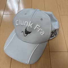 Clunk fraキャップ　帽子　ゴルフウェア　フリーサイズ　グレーのサムネイル