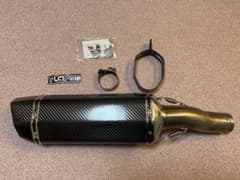 ニンジャH2 SX LCI Parts ツインエンドカーボンスリップオンマフラーのサムネイル