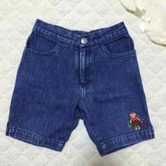 90㎝☆ミキハウス☆ハーフパンツ☆デニムのサムネイル