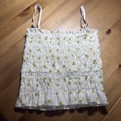 花柄シャーリングキャミソールのサムネイル