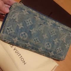 今月末まで値下げします★ブルーデニム  長財布＊ルイヴィトン＊のサムネイル