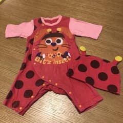 50〜60 ロンパース　帽子付のサムネイル