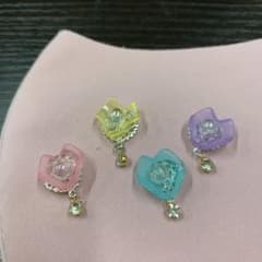 マスクピアス4個セット　マグネット　プレゼント付きのサムネイル