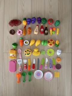 おままごと用食品おもちゃセット 約50点のサムネイル