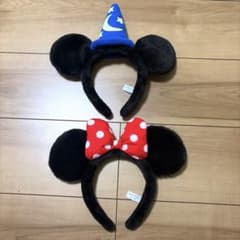 ディズニー カチューシャ 2点セット ミッキー ミニーのサムネイル