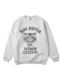 MFCストア×BIZEN TATTOO/彫師美漸タイガークルーネックスウェットのサムネイル