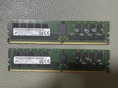 計64GB( 32GB×2枚)DDR4 2933Yメモリー 2枚セット 計64GB( 32GB×2枚)DDR4 2933Yメモリー 2枚セット - メルカリ