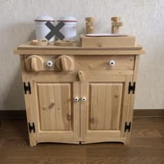 キッチンセット　木製　大人♡おままごと　引き出し　キャビネット　引き出し　A4 キッチンセット 木製 大人♡おままごと 引き出し キャビネット
