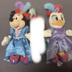 レッツパーティグラ ミニー デイジー ぬいぐるみ ぬいぐるみバッチ