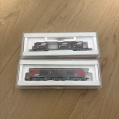 Nゲージ 機関車と貨車セットのサムネイル