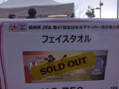 サッカー皇后杯　決勝限定タオル