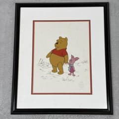 希少】ディズニー セル画 くまのプーさん 限定5000個 額装 正規品 証明