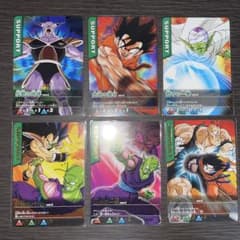 ドラゴンボールZ データカードダス サポートカード 6枚セットのサムネイル