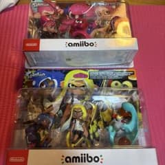 S*a様 amiibo スプラトゥーン トリプルセット 2種 計6体　タコ　コジのサムネイル