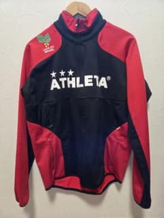 【美品】ATHLETA アスレタ　ジャージ　赤×黒　Lサイズのサムネイル