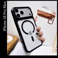 iPhone18 Pro Max 케이스 머그 세이프 클리어 스켈레톤 카메라