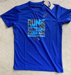 2024 香川丸亀国際ハーフマラソン 参加賞Tシャツ Mサイズ アシックス製