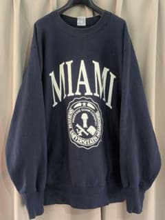 90s USA製 Champion リバースウィーブ MIAMI スウェット - メルカリ