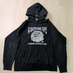 A BATHING APE nigo エイプ 初期タグ ASNKA パーカー　М A BATHING APE nigo エイプ 初期タグ ASNKA パーカー М - メルカリ