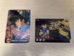[완료] 모리나가 웨이퍼 3D 카드 DRAGON BALL GT 2장 세트