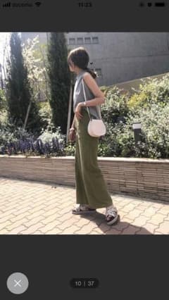 リネンタッチコットンイージーワイドパンツ お値下げ✩.*˚のサムネイル