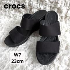 希少 廃盤品 クロックス サンダルレイ2.0 2ストラップ ブラック 23cm 希少 廃盤品 クロックス サンダルレイ2.0 2ストラップ ブラック 23cm