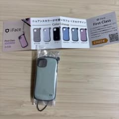 iFace First Class くすみグリーン ストラップ付きのサムネイル