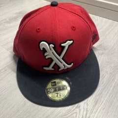 New Era 10DEEP 59FIFTY キャップ 黒/赤 7 1/8のサムネイル