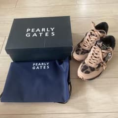 新品】パーリーゲイツ ゴルフシューズ 23.5センチ エコメルカリ便可能