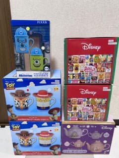 ディズニー　マグカップ　ティーポット　6点　まとめ売り