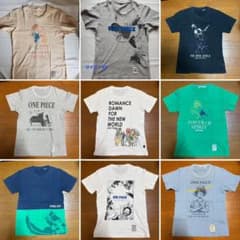 ユニクロ ONE PIECE Tシャツ9枚セット　XS メンズ　レディースのサムネイル