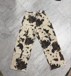 カウ柄 ワイドパンツ 総柄 カジュアルのサムネイル