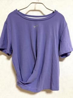 Nike パープル 半袖 Tシャツ カシュクールのサムネイル