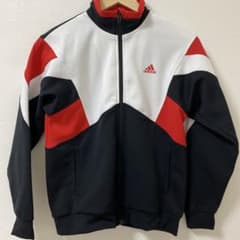 専用adidas ジャージ ジップアップ 150cm 黒赤のサムネイル