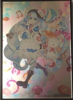 SNOW MIKU 2026 스노우 미쿠 스탠드공식 A5 펍 미러 KEI