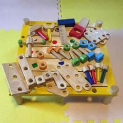 専用◎テーブル 木の工具セットのサムネイル