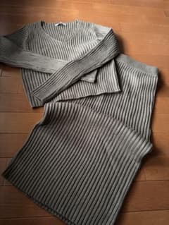 セットアップ　カーキ色　レディース　ロングワンピース