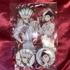 Dr.STONE 特典アクリルスタンド 缶バッジ 石神千空 千空 あさぎりゲン