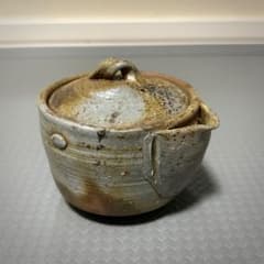 備前焼 高原敏造 青備前 窯変 宝瓶 急須 - メルカリ