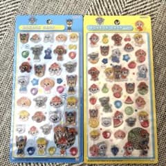 パウ・パトロール ボンボンドロップシール 2種セットのサムネイル